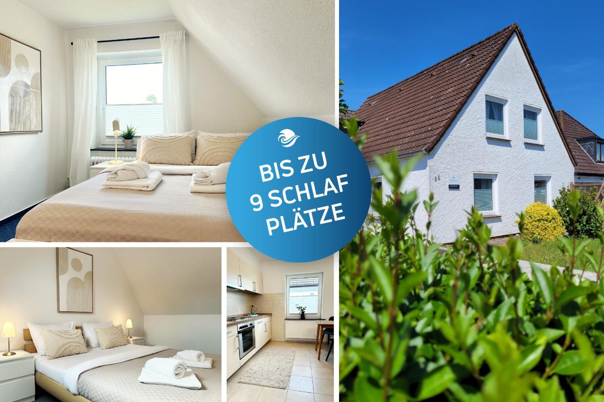 Charmantes Und Ruhiges - Strandnah Und Ideal Fuer Grosse Gruppen - Mit Fahrradunterstellplatz Und Parkplatz *